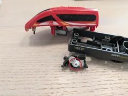 Gear replacement for Playtive train