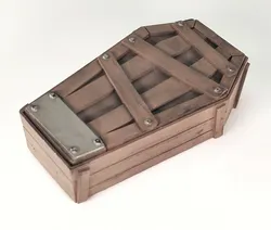 Halloween Coffin pot DECOR