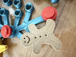 Lego Wreath Gingebread man