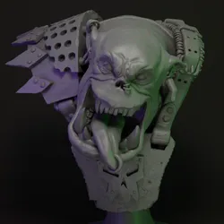Maniac Ork Bust