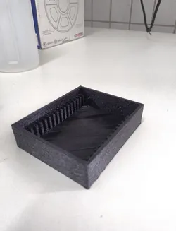Porta lâminas de microscopia