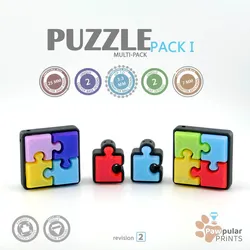 Puzzle Pack 1 Fidget-Clickers - Fidget Keychain [Private Use Only]