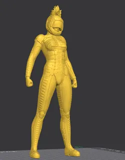 Sci-Fi Warrior Girl