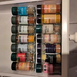 Spice jar rack for drawers (Parametric)