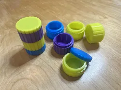 Stackable Pill Travel Container (now with v2)