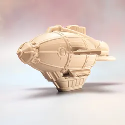 Steampunk Airship (vase mode!)