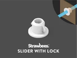 Strawbees slider with lock