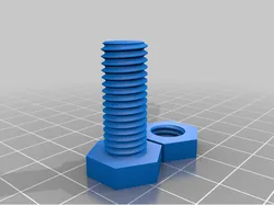 Threads, hexnuts, and hexbolts