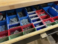 Workshop storage / organization boxes (nuts, screws, etc) // Fits with 'toom' ProfiPlus sizes