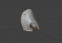 3D Ghost Model (standing on its own)