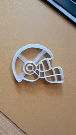 American football cookie cutters