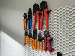 Crimping Tool Mounts for Honeycomb Storage Wall