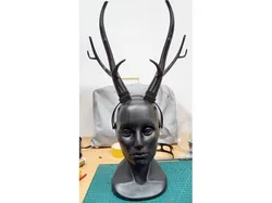 Deer horns on a headband