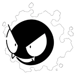 Free Board Games & Card Games STL Download - Gastly stencil 2by SMT_M 🦊