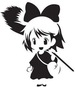 Free Digital Art STL Download - Kiki stencilby SMT_M 🦊