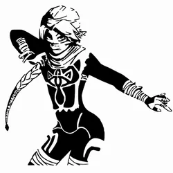 Free Digital Art STL Download - Sheik Stencilby SMT_M 🦊