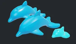 Lego Dolphin animal. city, friends