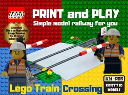 LEGO Train Railroad Crossing