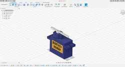 Modell von einem servo motor