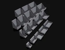 Multiboard open bin system