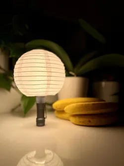 Paper lantern flashlight diffuser