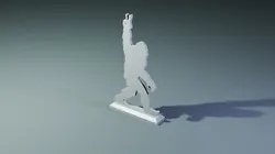 Peace-Sign Bigfoot