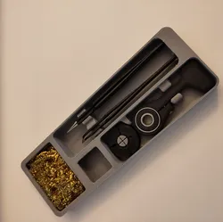 Pinecil insert with ESD tweezer holders