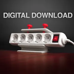 Power strip holder, Universal multiple plug holder, Power Strip Bracket