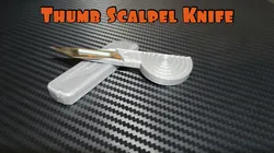 Scalpel Thumb Knife with Cover