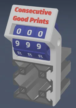 40x40 Extrusion-Mounted Counter