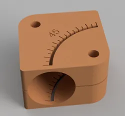 57mm pipe bend / elbow cutting jig