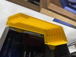 Build plate sheet holder, 5 slots, prints on K1 printers and works with most sheets