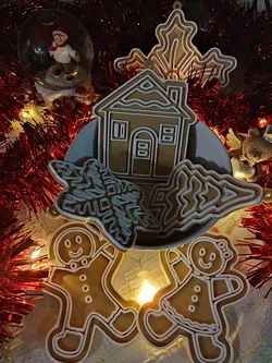 Christmas Gingerbread Ornament Collection