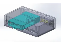 Enclosure for Raspberry Pi + HiFi Berry