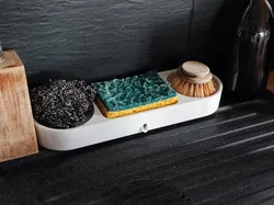 Kitchen Sponge and Brush Holder