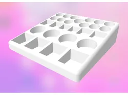 Lipstick e nail polish organizer
