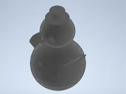 Low Poly SnowMan