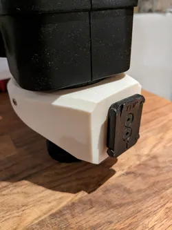 Microscope mount for Monoprice Monitor arm