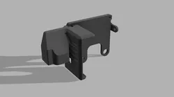Sprite Pro Extruder "As Close to Zero" backplate mount for Ender 3/v2