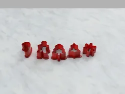 XMAS FUN COOKIE CUTTERS - 5 DIFFERENT TYPES