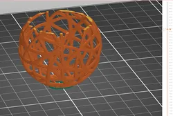 Decoration ball/Stringing Test Model