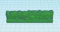gratuită de Miniature Games & Accessories STL Descărcare - Gard lateral OpenLock lung de 101 mm - PrintJMS