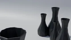 Low poly Design Vase / Flowerpot