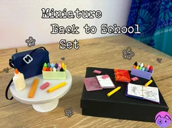 Miniature Back to School Set