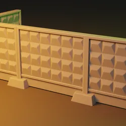 Russian Concrete Wall Modular Style 1