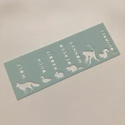 Stationery & Learning Tools STL Download - Cards Of Animal 1by AYHANCELİK