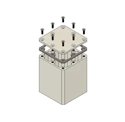 Tools & Spare Parts STL تنزيل - صندوق 60 × 60 × 60 × 75 مم - XP3Design