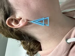 Triangluar Earrings