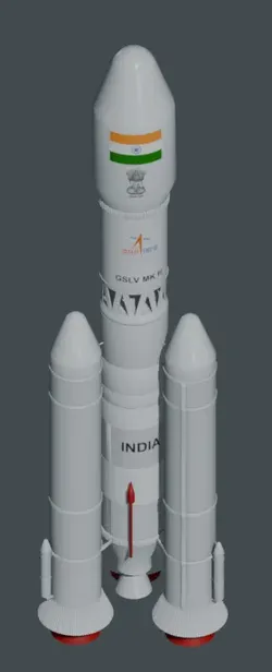 Vehicles & Machinery STL Descărcare - Vehicul de lansare a rachetelor Isro Gslv Mk Iii - Yuriy