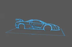 Vehicles & Machinery STL تنزيل - مكلارين - سينا - PAWU STL Studio